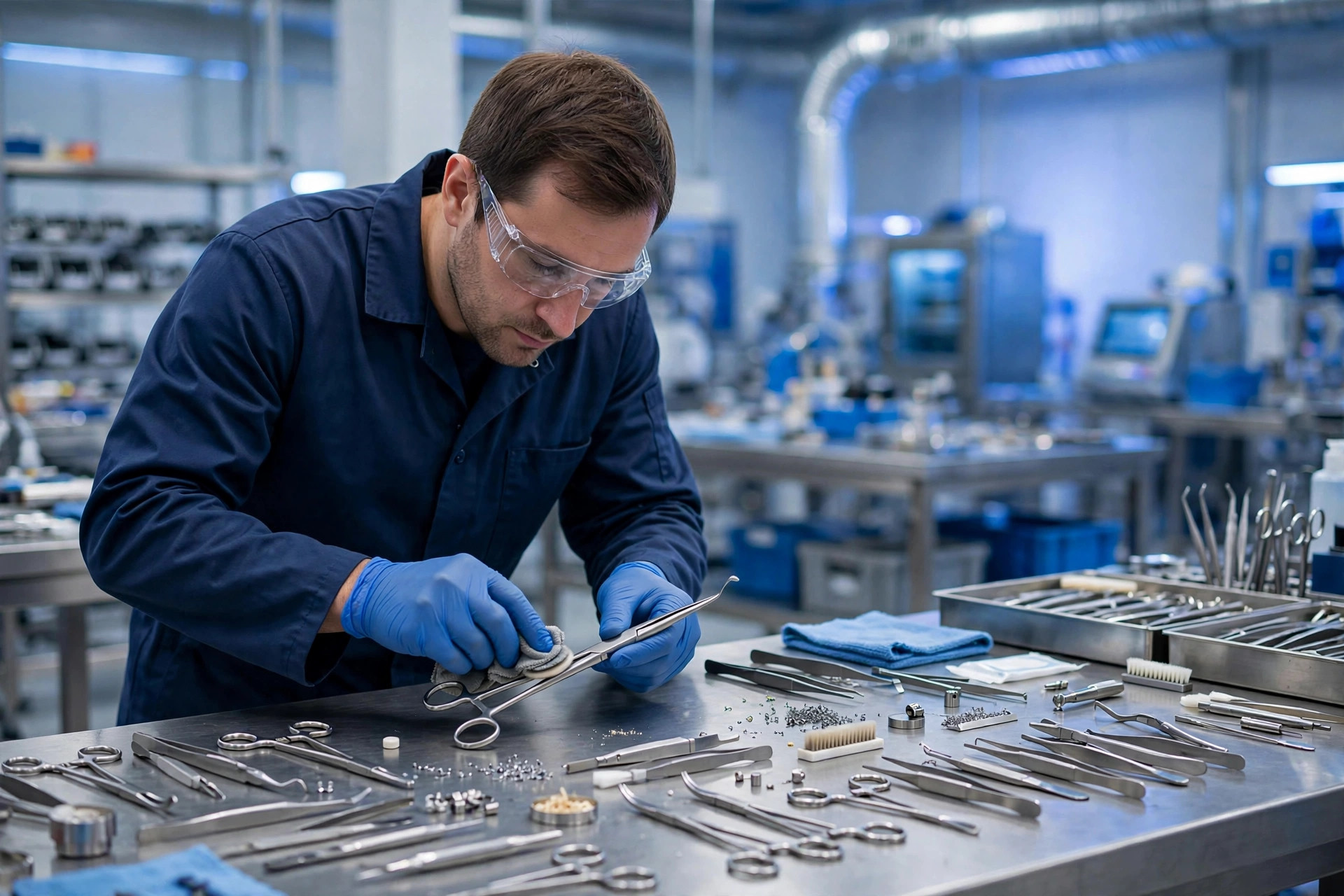 Surgical instruments manufacturing facility