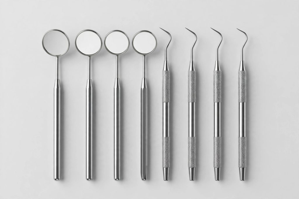 Dental Mirror & Explorer Set (5 Pcs)